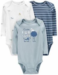 Carter´s CARTER'S Body hosszú ujjú Blue Dogs fiú LBB 3db NB/méret 56