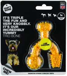 TASTY BONE Nylon csont trió extra kis kutyák számára - Csirkehús