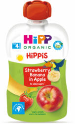 HiPP HiPPiS BIO Alma, banán, eper 100 g 4m+