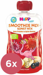 HiPP 6x HiPP BIO Smoothie Almás-Banános-Piros gyümölcs 120 ml