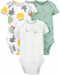 Carter´s CARTER'S Body rövid ujjú Veggies neutrál LBB 3 db NB, méret 56