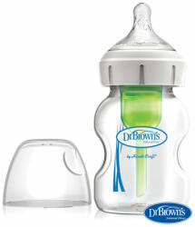 Dr. Brown's DR. BROWN'S Options+ antikolikus széles nyakú üveg 150 ml üveg