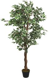 vidaXL Arbore ficus artificial 756 de frunze 150 cm verde (359027)