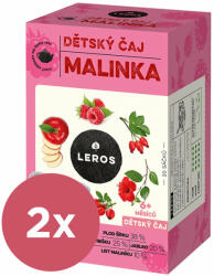 Leros Baby 2x LEROS Gyermek tea Málna 20x2g