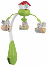 Chicco Forgó játék kiságyra projektorral Bee Hive