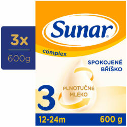 Sunar 3x SUNAR Complex 3 Csecsemőtápszer 600 g