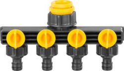 Strend Pro Rozbočovač, spojka Strend Pro MB934 4-way, záhradná, s ventilmi (256863)