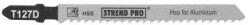 Strend Pro Szúrófűrész lap Strend Pro T127D 100 mm, 8f, fém, csomag. 5 db (226546)