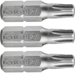 Fortum behajtóhegy TORX, 3 db, S2 acél; T 45×25mm, bliszteren (4741445) - gardenet