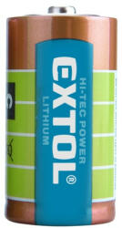 Extol elem 1 db, Li-ion, 3V, méret: CR123A; 1600mAh, bliszteren (42030) - gardenet
