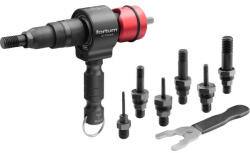 Fortum adapter klt. fúrógéphez, POP-NUT szegecsanyákhoz, 6 db, M3-M4-M5-M6-M8-M10-M12; 8 mm (5/16") hatszög befogás, FORTUM (4770664)
