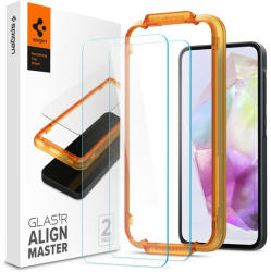Samsung Spigen AlignMaster Samsung Galaxy A35 5G Tempered kijelzővédő fólia (2db) (AGL07772) - speedshop