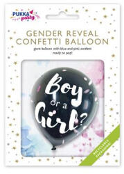 PUKKA PAD Léggömb, 91 cm, PUKKA PAD Boy or a Girl, konfettivel (PUPL557)