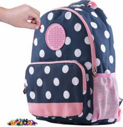 PIXIE CREW rucsac de timp liber albastru cu buline albe (OLP1009PXB-02-84)