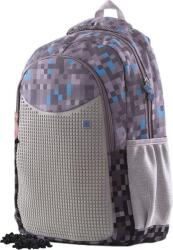 PIXIE CREW Ghiozdan creativ pentru elevi gri-albastru (OLP1009PXB-16-68)
