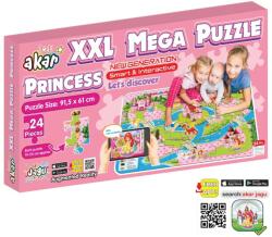 Jagu Educational Talking Puzzle - Prințese, 24 piese (94-045)