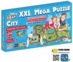 Jagu Puzzle educațional vorbitor Jagu - Oraș, 24 de piese (94-090)