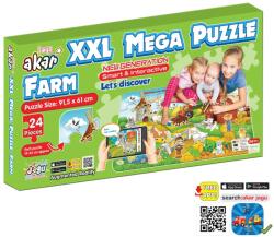 Jagu Puzzle educațional vorbitor Jagu - Ferma, 24 de piese (93-994)