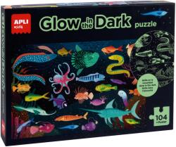 Apli Puzzle luminos Apli Kids - Ocean, 104 piese (18455)