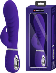 Pretty Love Prescott Red Super Soft Silicone Dual Vibrator Purple Vibrator
