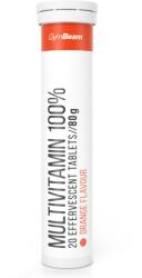 GymBeam Multivitamine 100% efervescente 20 tab. portocală