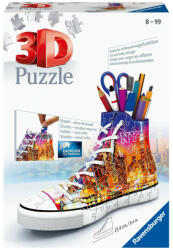 Ravensburger Puzzle 3D suport pixuri sneaker New York 108 piese (RVS3D11152) - ejuniorul