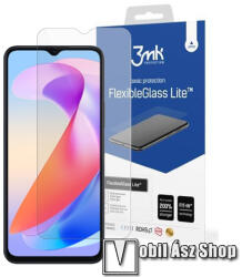 3mk Protection FLEXIBLE GLASS LITE előlap védő rugalmas edzett üveg - 1db, ultravékony, 0.16mm, 6H, 2.5D, A kijelző sík részét védi - HUAWEI Honor X6a (WDY-LX1)