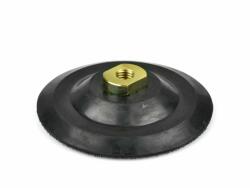 GEKO tépőzáras gumitányér keménygumiból, 125 mm-es, M14 menettel (G78903)