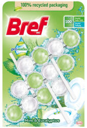 Bref Power Aktív ProNature WC frissítő mint- eucalyptus 3x50 g