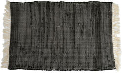  Covor RENSKE 60x90 cm, negru/dungi Covor