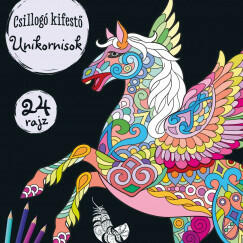  Csillogó kifestő - Unikornisok