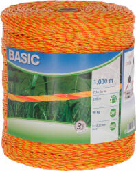 Kerbl Villanypásztor vezeték, sárga-narancs, 1000 m, 3 x 0, 20mm SS (KR44833)
