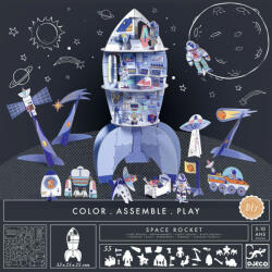 DJECO Csináld magad! - Űrrakéta 3D-ben - Space rocket (DJ08009)