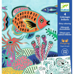 DJECO Csillámló színezők - Tenger mélyén - Under the sea (DJ09698)