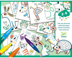 DJECO 3in1 képkészítő - A world to create, animals (DJ08997)