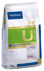 Virbac HPM Diet Cat Urology 1 Struvit Dissolution 3kg