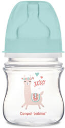 Canpol babies Canpol baby üveg széles nyakkal EXOTIC ANIMALS 120 ml - zöld