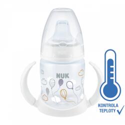 Nuk FC tanulópalack hőmérséklet-szabályozással 150ml - fehér