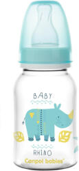 Canpol babies Canpol baby üveg AFRIKA nyomattal 120ml - zöld