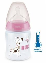Nuk FC+ palack hőmérséklet szabályozással, 150 ml - rózsaszín