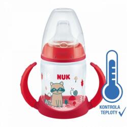 Nuk FC tanuló palack hőmérséklet-szabályozással 150ml - piros