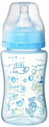 BabyOno Baba kólika elleni cumisüveg széles nyakú 240 ml - Kék