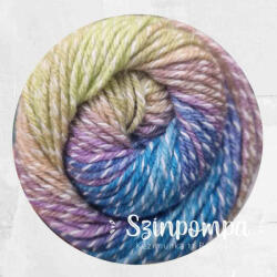  Papatya Batik Cotton Blend - Zöld-lila-kék - 1010