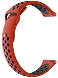 BSTRAP Silicone Sport remienok na Garmin Venu 2 Plus, red/black (SXI001C0609)