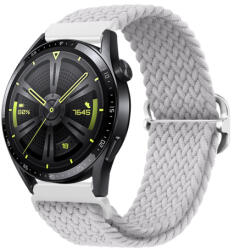 BSTRAP Elastic Nylon szíj Xiaomi Amazfit GTR Mini, pearl white