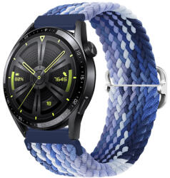 BSTRAP Elastic Nylon szíj Garmin Vivoactive 5, blueberry