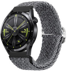 BSTRAP Braid Nylon szíj Xiaomi Amazfit GTR Mini, gray black