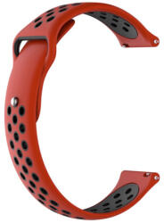 BSTRAP Silicone Sport szíj Garmin Vivoactive 5, red/black