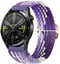 BSTRAP Elastic Nylon szíj Xiaomi Amazfit GTR Mini, grape
