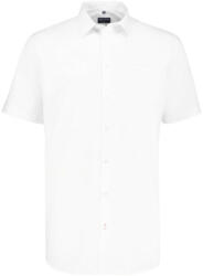 ADAMO cămașă pentru bărbați WARREN Comfort fit oversize Alb 4XL